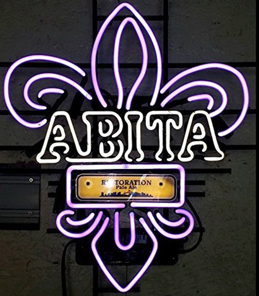 abita neon sign