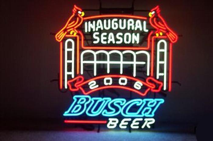 Urby cardinal busch beer Neon Light Sign Beer Bar Pub Real Glass 17''x13''!  NA26 
