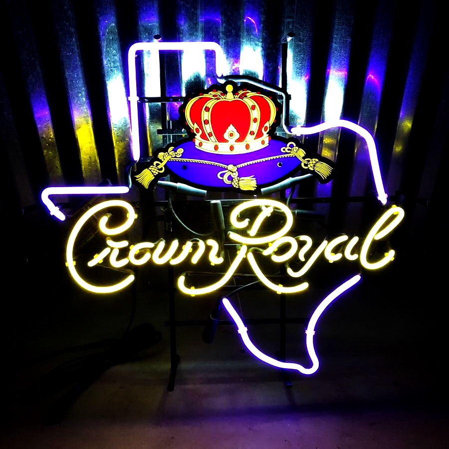 Pittsburgh Steelers Crown Royal Neon-Like LED Sign