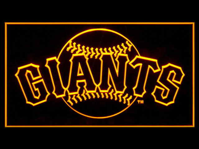 San Francisco Giants Ball Display Shop Neon Light Sign