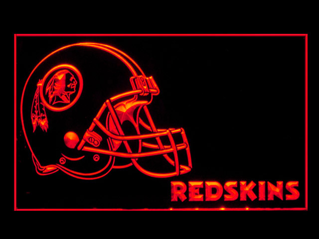 Washington Redskins Helmet New Shop Neon Light Sign