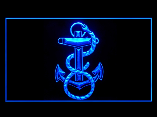US Navy Marine Bar Beer Neon Light Sign