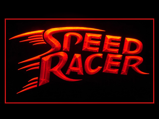 Speed Racer Bar Pub Neon Light Sign