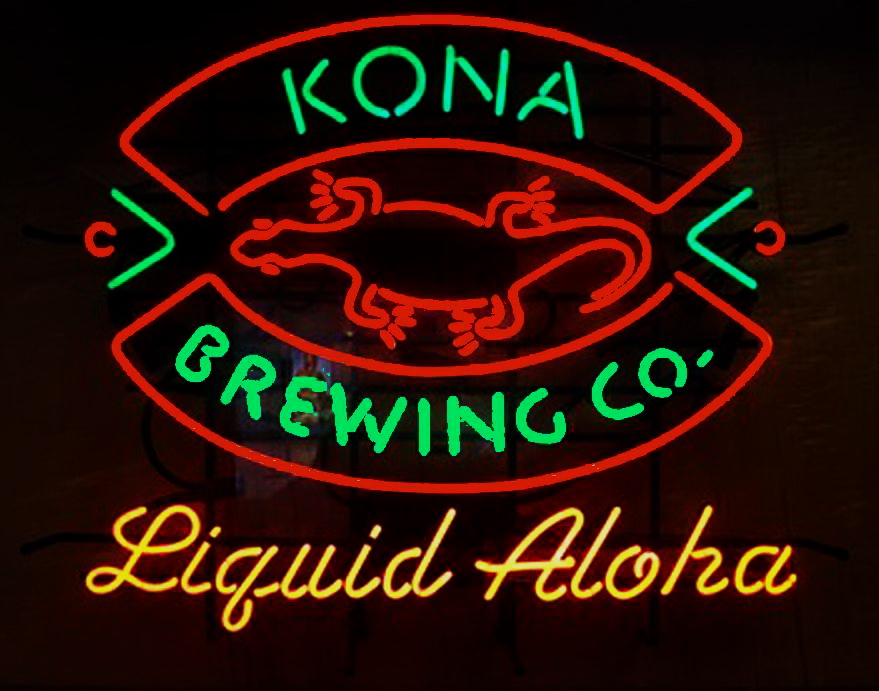 kona brewing neon