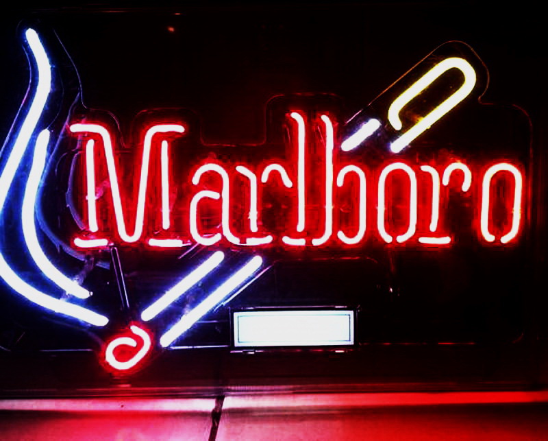 marlboro neon light sign