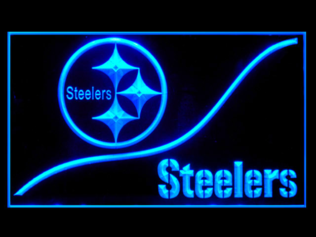 Pittsburgh Steelers Wave Football Shop Neon Light Sign