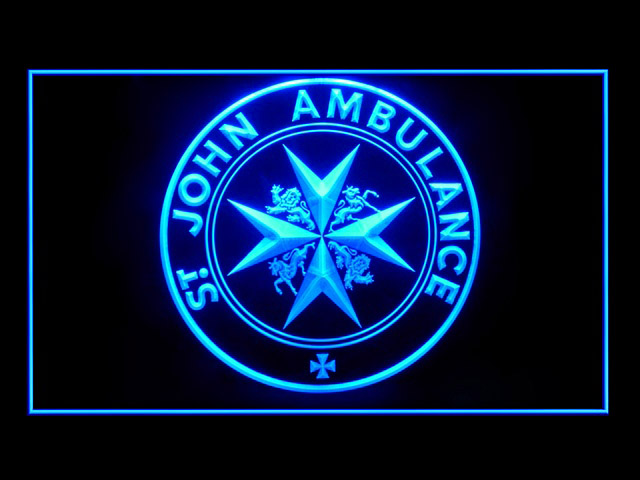 St John Ambulance Bar Beer Neon Light Sign