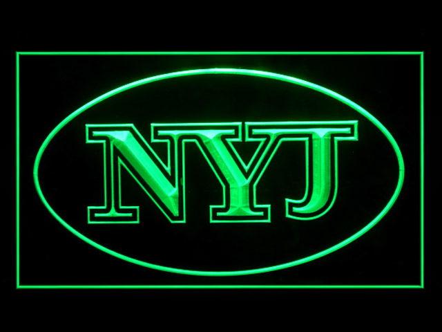 New York Jets NYJ Display Shop Neon Light Sign