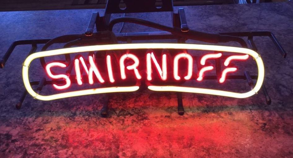 smirnoff light up sign