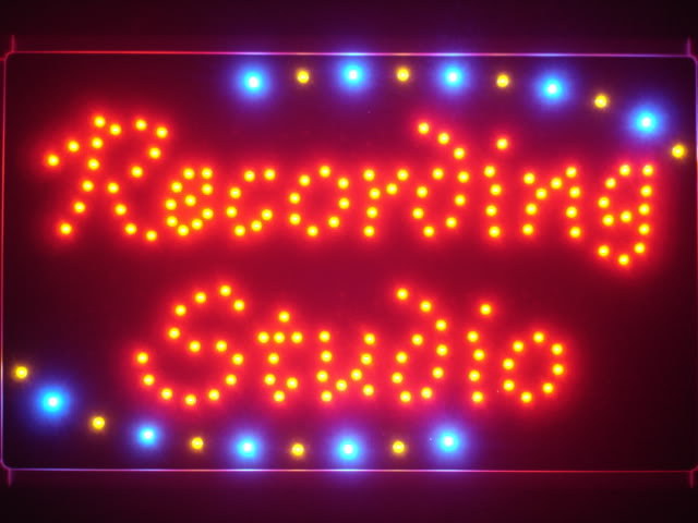 Recording Studio LED Neon Light Sign