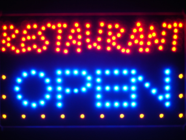 Restaurant OPEN Bar Led Neon Sign WhiteBoard